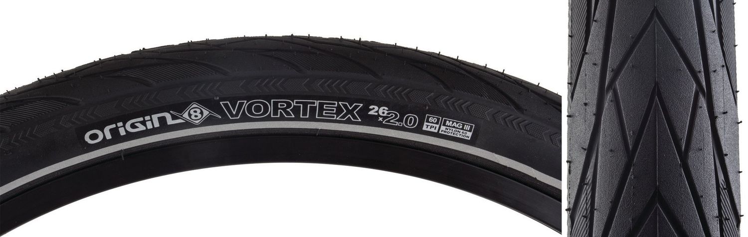 TIRE OR8 VORTEX 26x2.00 WIRE BELT BK/BK/REF