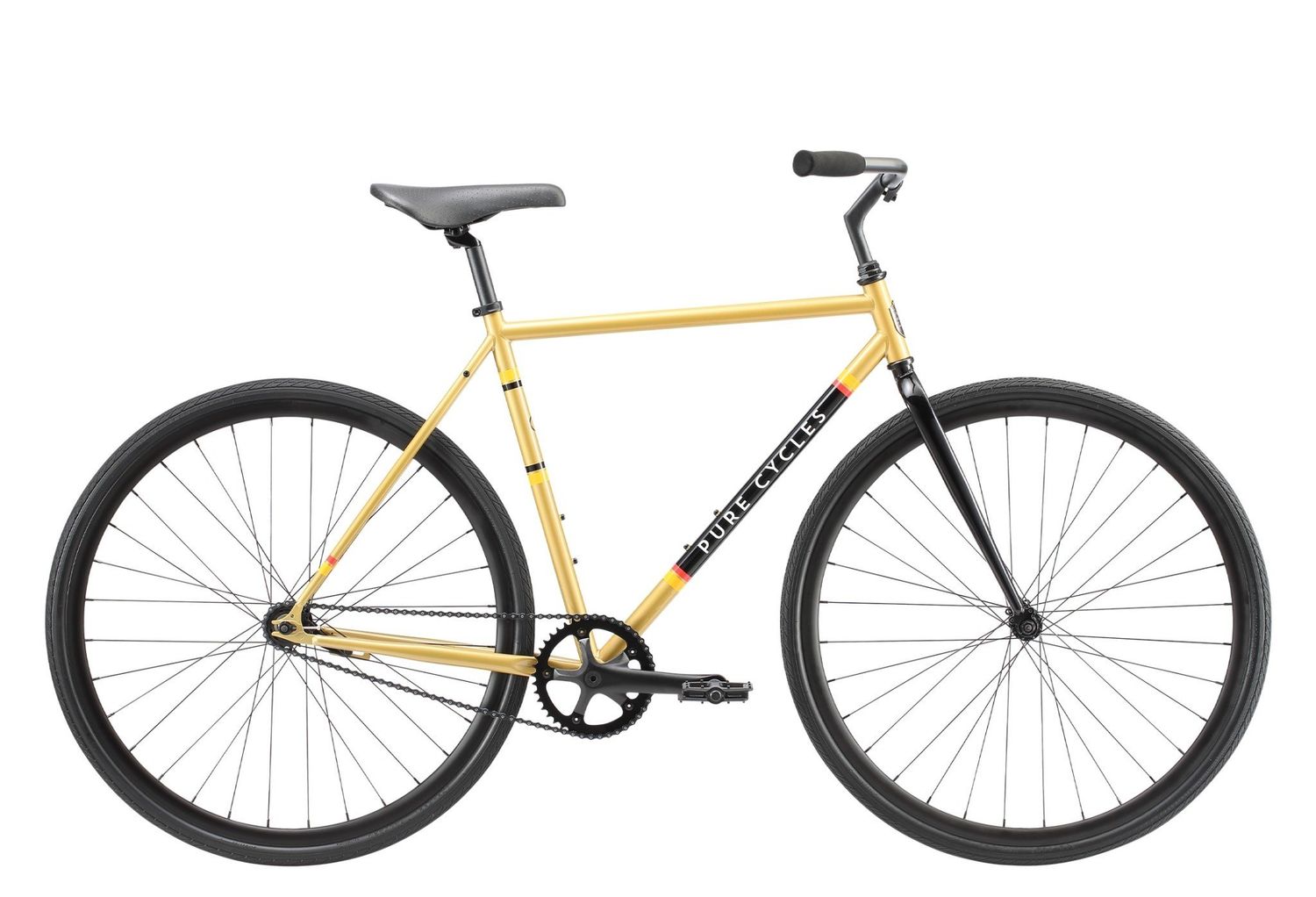 BIKE PURE COASTER SULCATA 700xM54/MD 1s GD/BK (L)