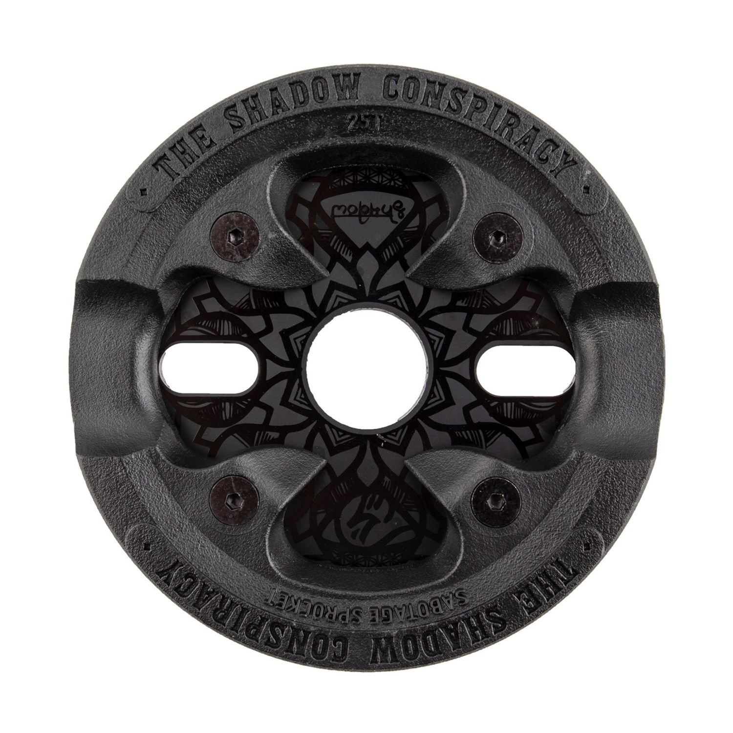 CHAINRING 1pc TSC 25T 1/8 SABOTAGE MAYA w/BASHGUARD BK