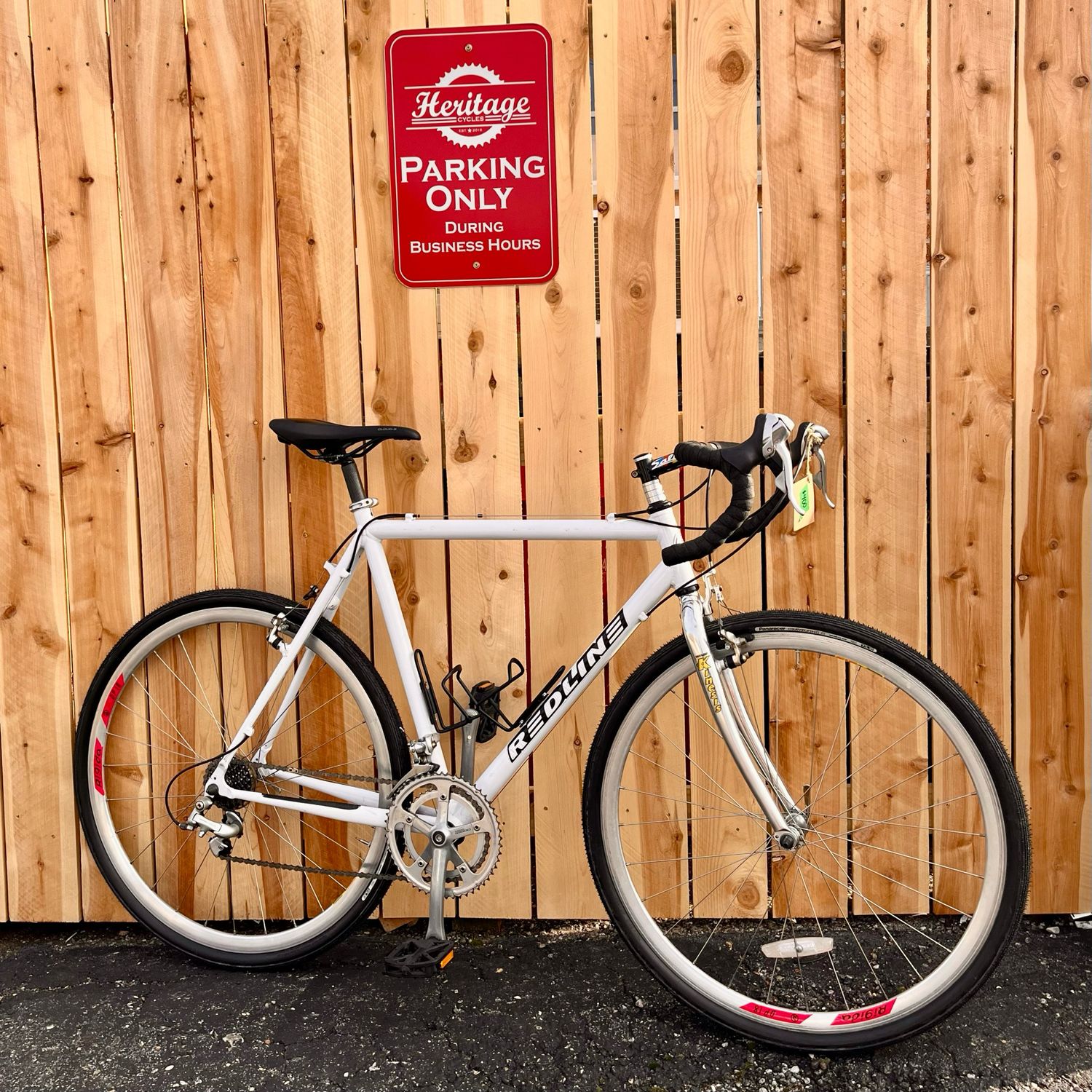 Used Redline Road Bike, White, 58cm
