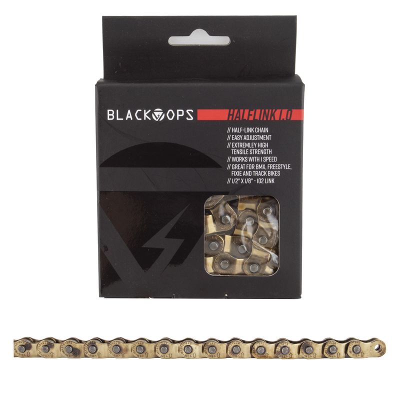 CHAIN BK-OPS 1/2x1/8 HALF LINK 1.0 1s GD 102L