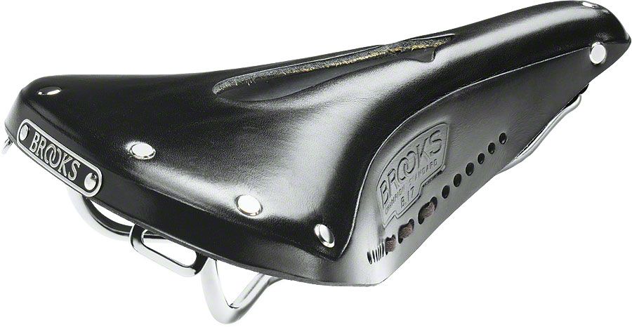 Classic Leather Saddles B17 Carved Black