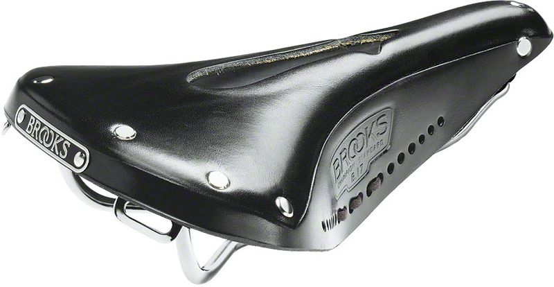 Classic Leather Saddles B17 Carved Black