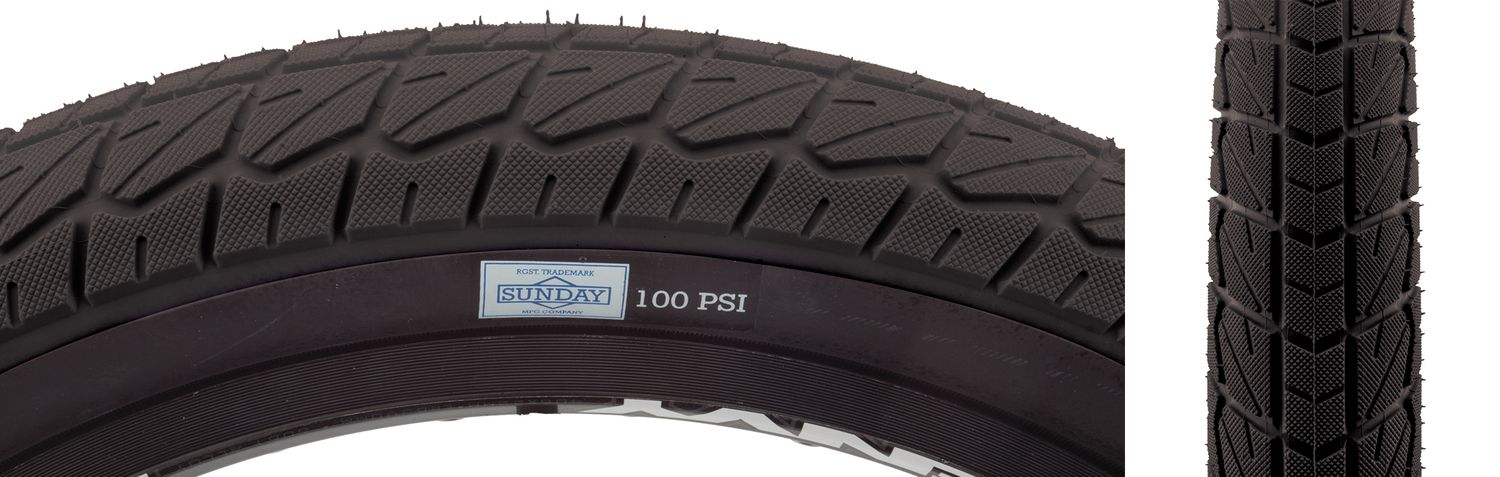 TIRE SUNDAY CURRENT 20x2.25 BK/BK WIRE