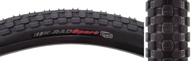 TIRE KEN K-RAD SPORT 24x2.3 BK/BK SRC/PRC/60 WIRE 80psi