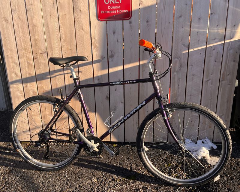 Used Schwinn Sidewinder, Purple, 21"