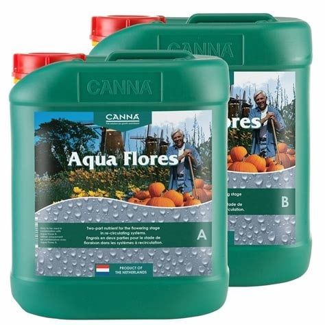 CANNA Aqua Flores A/B 5L (1.32 gal)