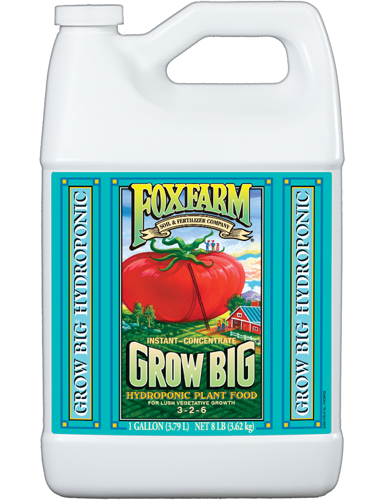 Fox Farm Grow Big Hydro Liquid Concentrate, 1 gal