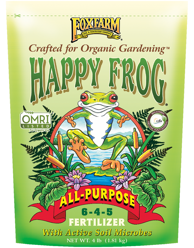 Fox Farm Happy Frog All Purpose Dry Fertilizer 6-4-5, 4 lbs