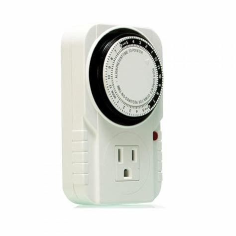 15 Amp, 24 Hour, Grounded Timer 120V