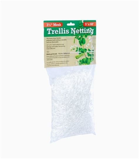Trellis Netting 3.5&quot; Square, 5&#39;x15&#39;