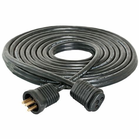 Lamp Cord Extension, 25&#39;, Lock &amp; Seal