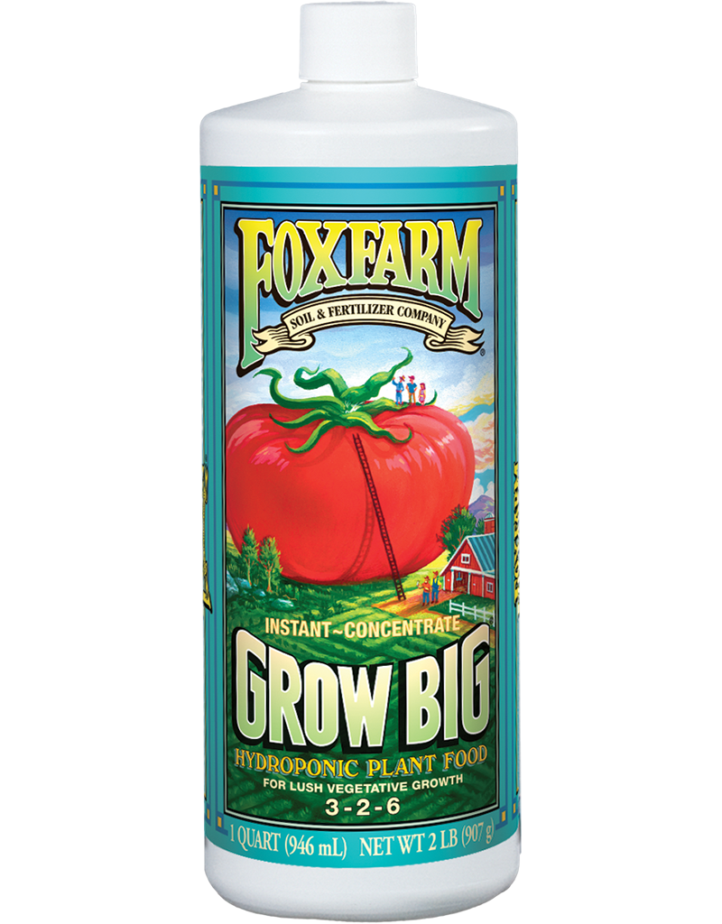 Fox Farm Grow Big Hydro Liquid Concentate, 1 qt
