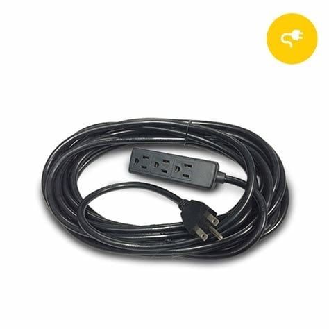 Extension Cord, 240v 25 ft, 3 Outlets