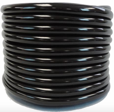 1&quot; Inside Diameter Black vinyl Tubing, per foot