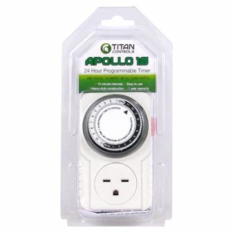 Grow1 240V Single Outlet Mechanical Timer