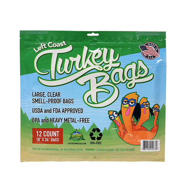 Left Coast Turkey Bags, 12 Count