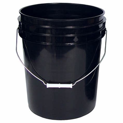 5 gal Black Bucket