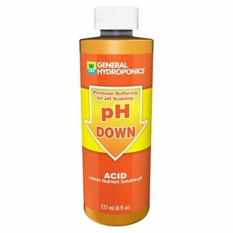 General Hydroponics pH Down 8 oz Acid