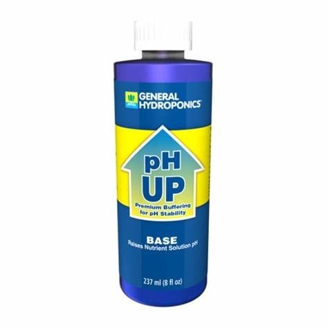 General Hydroponics pH Up 8 oz Base