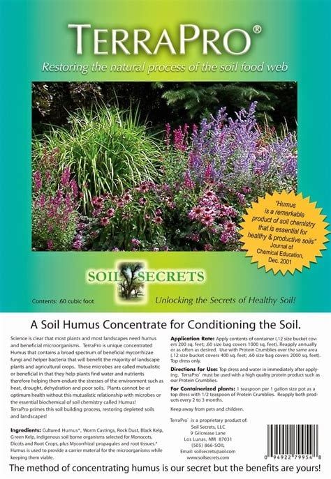 Soil Secrets Terra Pro 1 Gallon bucket