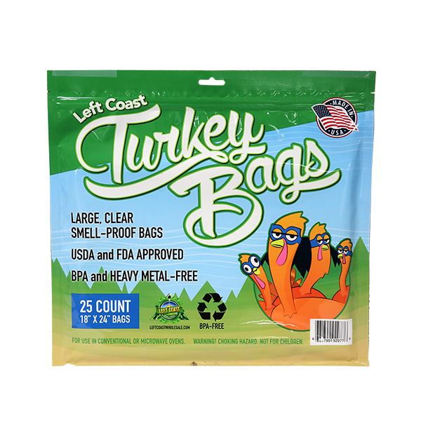Left Coast Turkey Bags, 25 Count