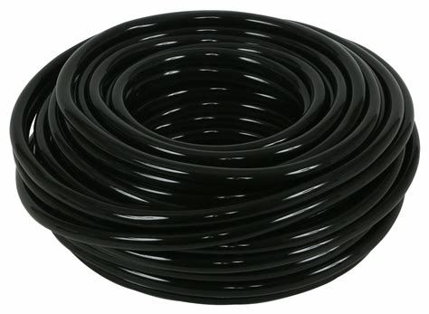 Hydro Flow Vinyl Tubing Black 3/8 in (1/4 in ID), per foot