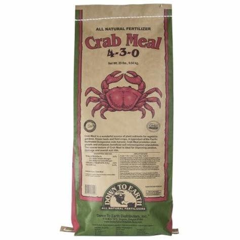 Down To Earth Crab Meal - 40 lb