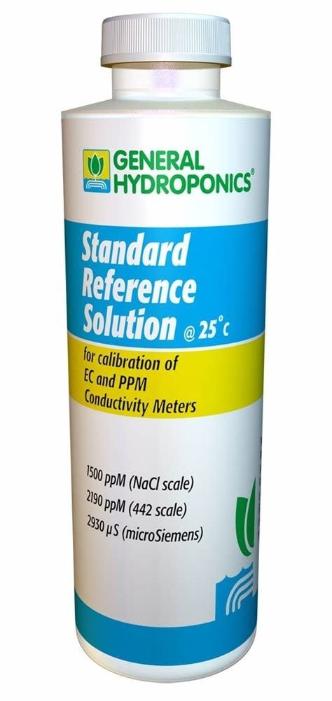 General Hydroponics 1500 ppm Calibration Solution 8 oz