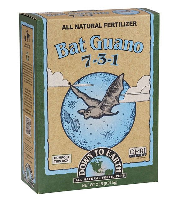 Down to Earth BAT GUANO 7-3-1 OMRI 2 lb