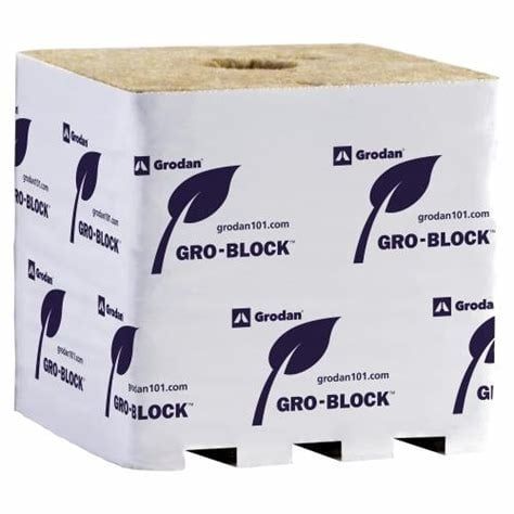 Grodan Gro-Block Improved GR32, 6x6x6, Hugo (box of 64)