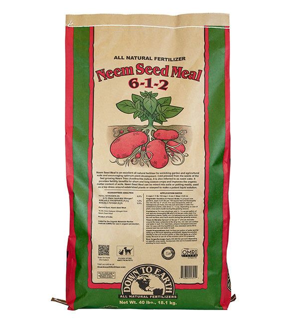 Down To Earth Neem Seed Meal - 40 lb