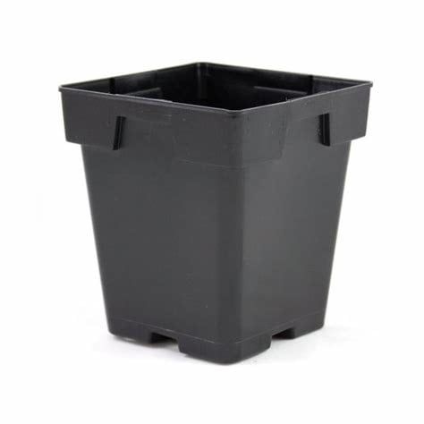 T.O. Plastics 5&quot; x 5&quot; Square Container