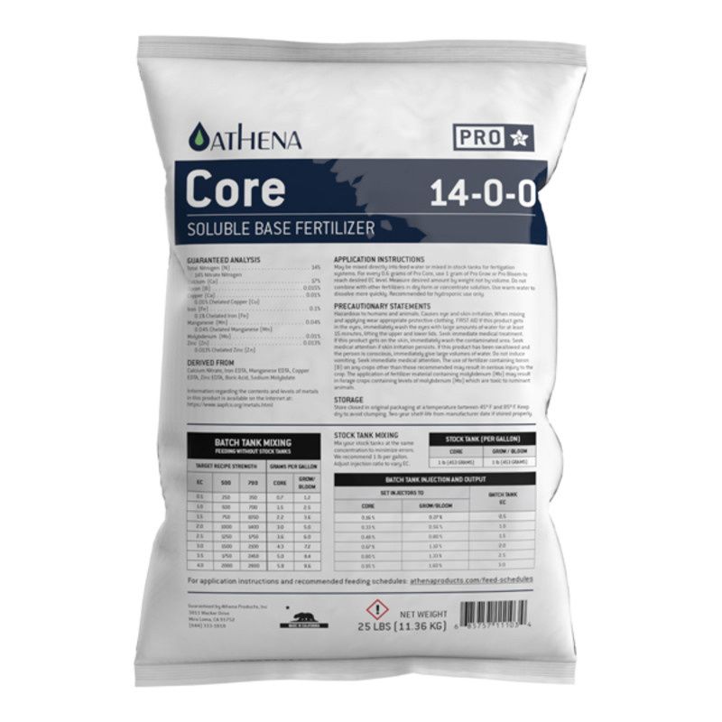 Athena Pro Core 14-0-0, 25 lb.