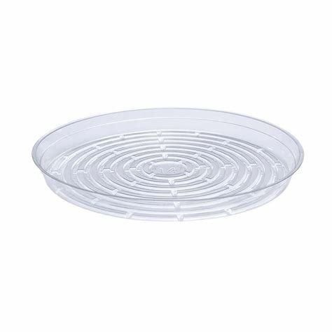 10&quot; Clear Vinyl Saucer