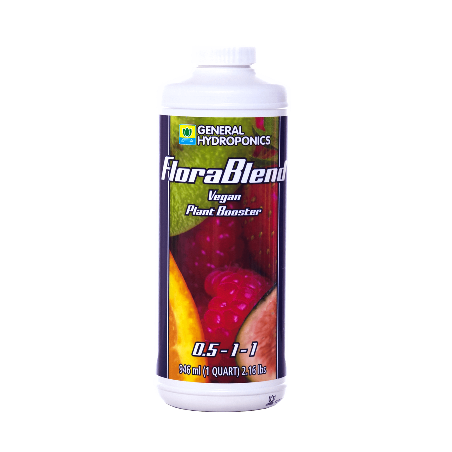 General Hydroponics Flora Blend - Vegan Compost Tea 0.5-1-1. 1 qt