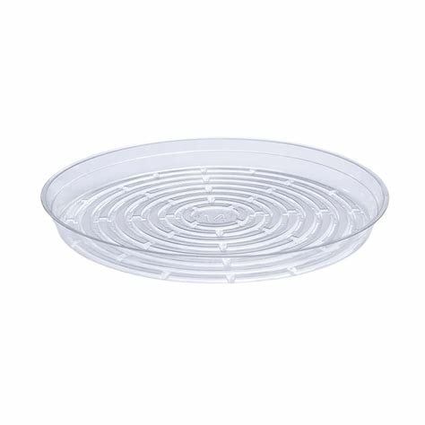 12&quot; Clear Vinyl Saucer