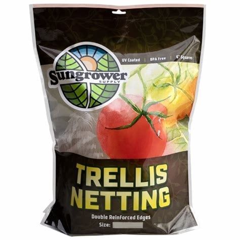 Sungrower Plastic Trellis Netting 6.5’ x 10’