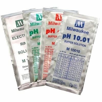 Milwaukee pH Calibration test solution packet