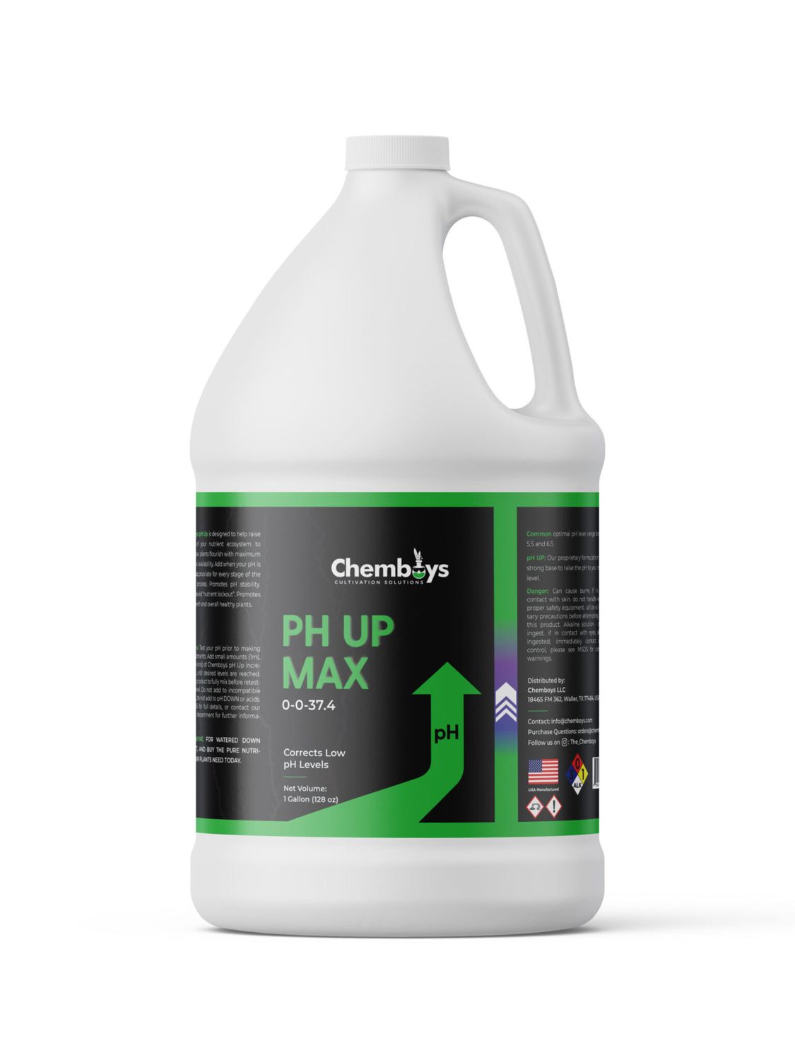 Chemboys pH Up Max, 1 Gallon
