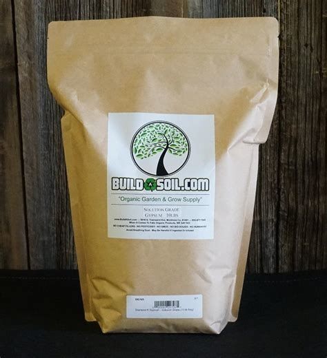 BuildASoil Diamond K Gypsum - Solution Grade, 10 lb