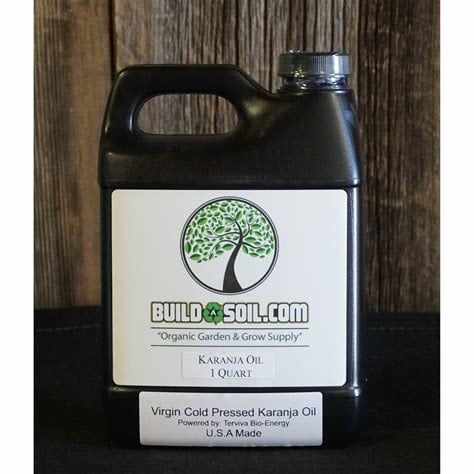 BuildASoil Karanja Oil - Terviva, 1 quart