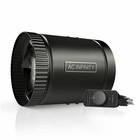 AC Infinity  RAXIAL S6, Inline Booster Duct Fan with Speed Controller, 6-Inch