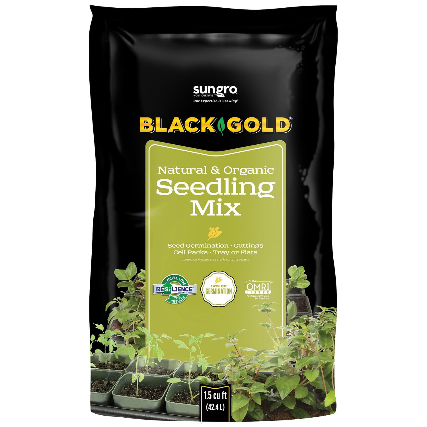 Black Gold Seedling Mix, 1.5 cubic ft bag