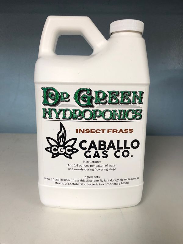 Dr Green Hydroponics / Caballo Gas Company Insect Frass Bloom Stage Ferment, 1/2 Gal
