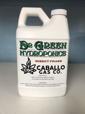 Dr Green Hydroponics / Caballo Gas Company Insect Frass Bloom Stage Ferment, 1/2 Gal