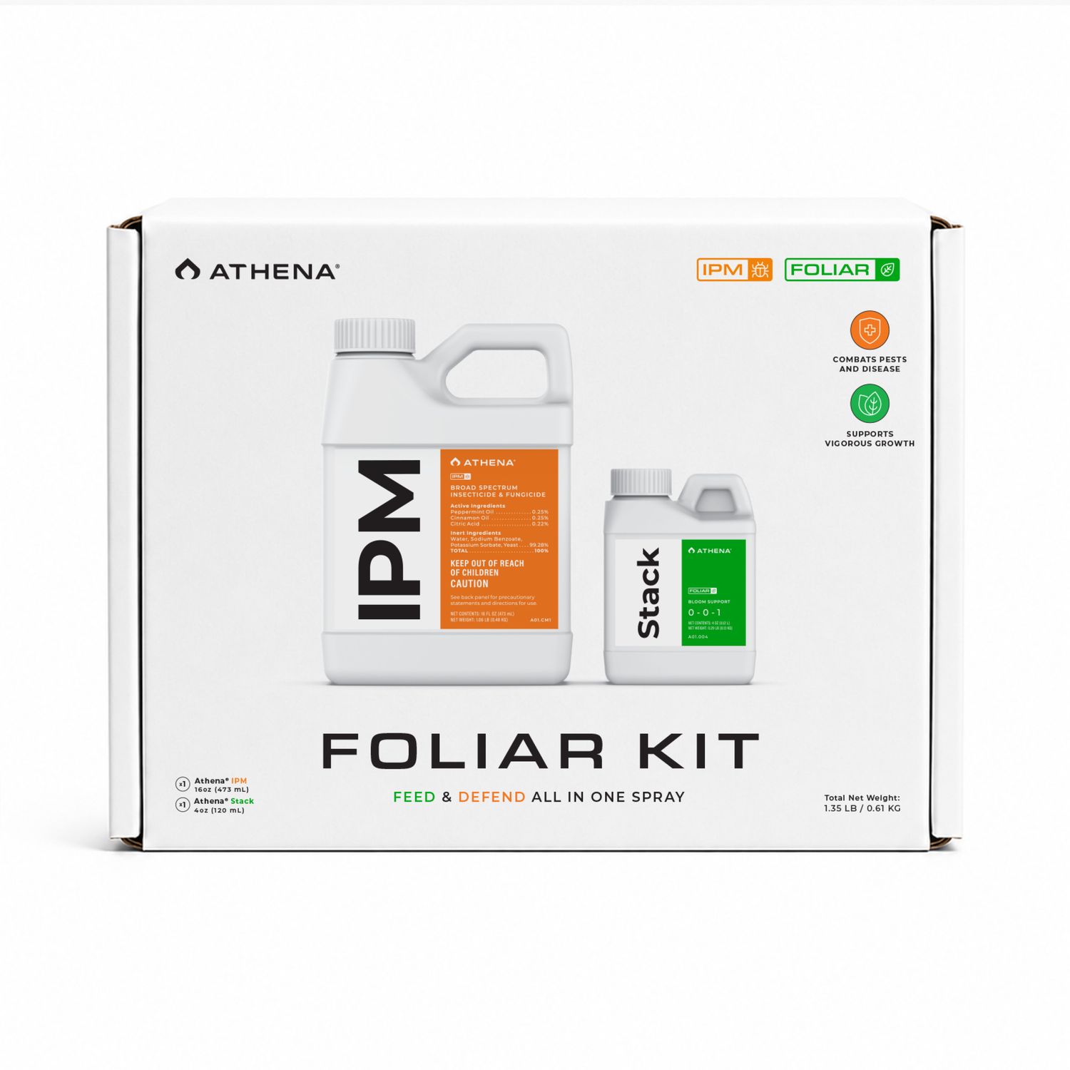 Athena Foliar Kit : 16 oz IPM &amp; 4 oz Stack
