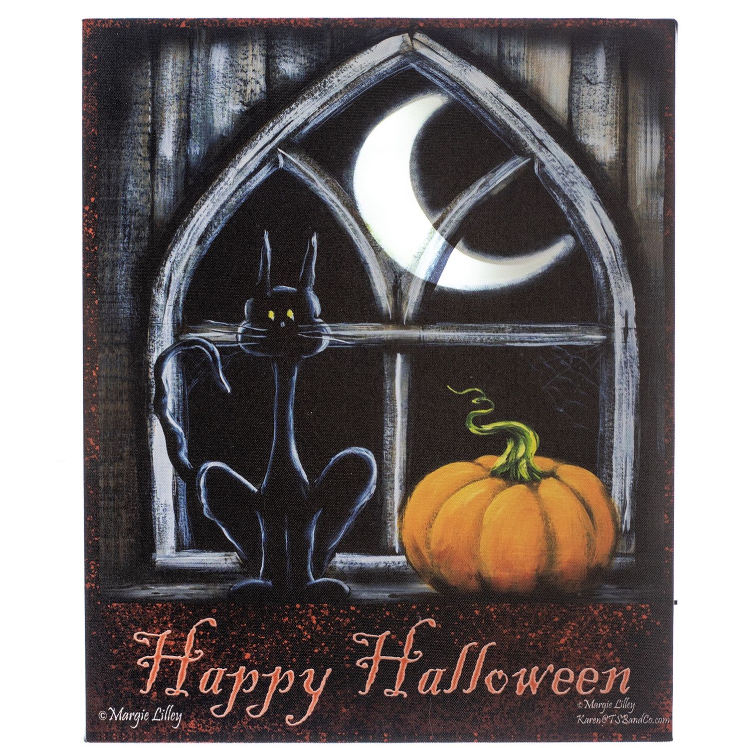 LED Canvas, Haunted Halloween Lg