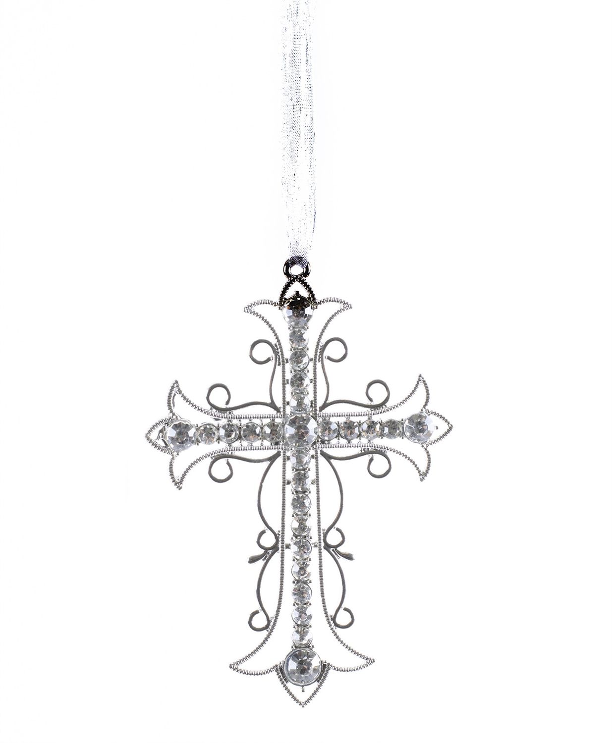Ornament, Cross-Crystal Crystal