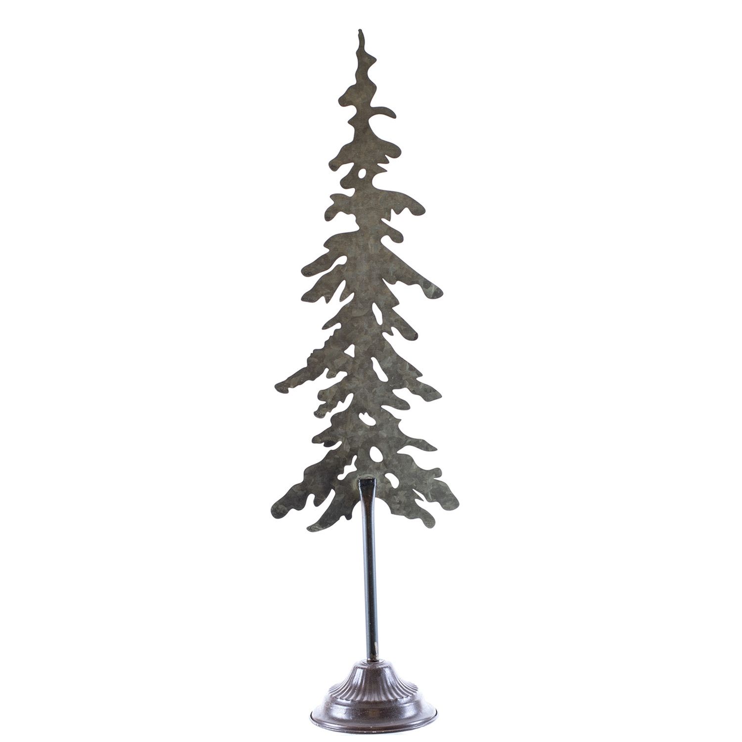 Tree, Metal Cutout w/Base Large